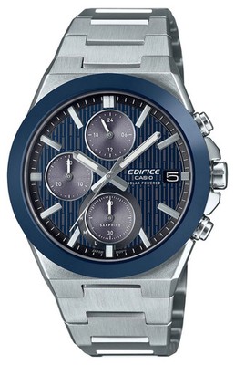 Casio Edifice Solar Powered Chronograph (39.5mm) Blue Dial / EFS-S650D-2AEF