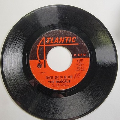 The Rascals   People Got To Be Free 7'' Vinyl Single 1968 Atlantic 45RPM
