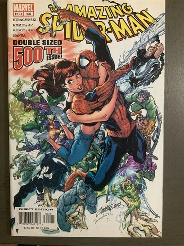 The Amazing Spider-Man #500 (Marvel 2003) Key 500th Double Size Issue VF+
