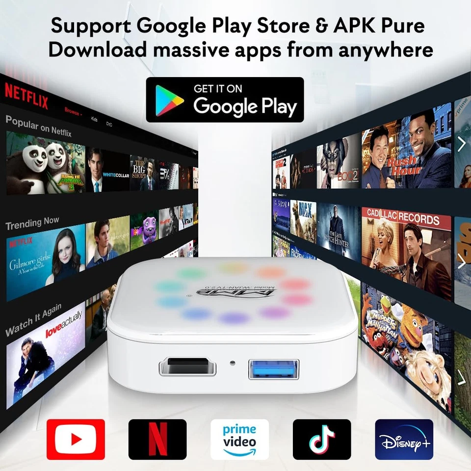 Magic Video Box 2.0 Wireless CarPlay & Android Auto Adapter, Android 12, 4GB+... - Image 2 of 4