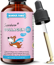 Premium Collagen for Dogs Liquid Support for Skin, Coat, HIPS Joints with