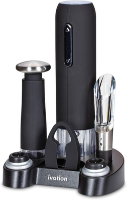 #ad Ivation Wine Gift Set – Includes Electric Opener Aerator Vacuum Preserver 2 S $89.73
