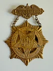1906 GAR Delegate Badge Dayton Ohio Civil War Veteran Encampment Pettibone Medal