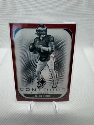 2025 Panini Phoenix - Contours Jalen Hurts #26 Red /249