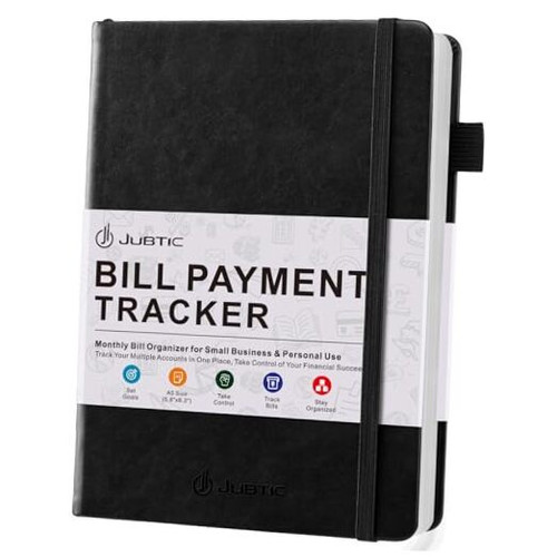 Bill Tracker Notebook, Bill Payment Tracker Monthly Organizer&Bill Book for