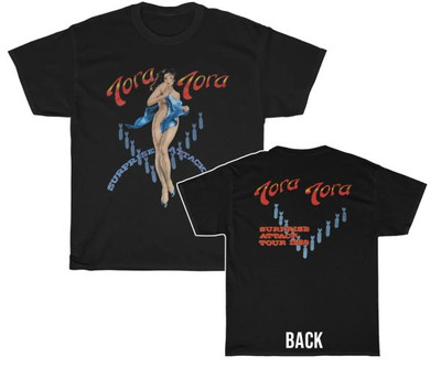 Tora Tora 1989 Surprise Attack Tour Shirt