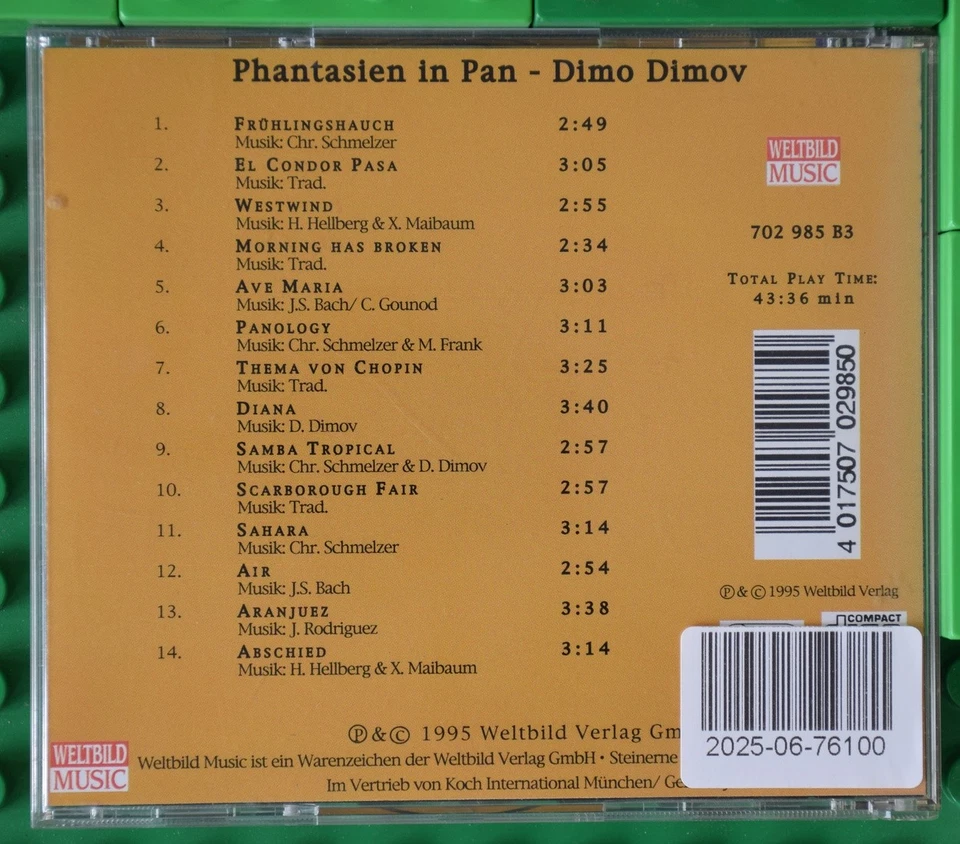Dimo Dimov - Phantasien in Pan - Weltbild Music - CD - Bild 2 von 4