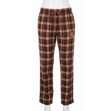 L Cleveland Browns Plaid Flannel Sleep Lounge Pajama Pants