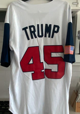 Donald Trump Baseball Jersey America USA #45 Men’s Small