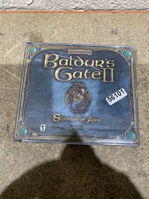 Baldur's Gate II Shadows of Amn PC CD-ROM RPG BioWare Black Isle Studios D&D