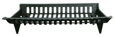 Open Hearth Black Cast Iron Fireplace Grate