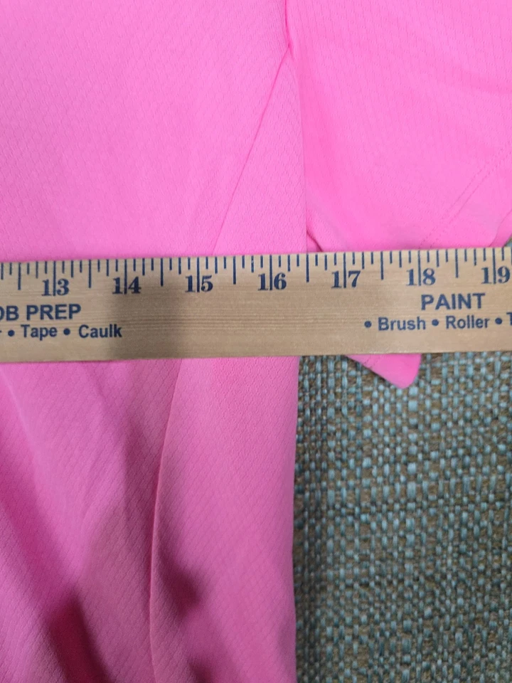 Lady Hagen Womens Polo Shirt Medium Hydro-Dri pink Short Sleeve - Image 4 of 4