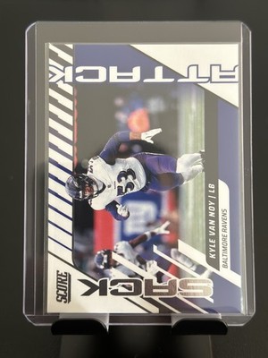 2025 Panini Score Sack Attack Kyle Van Noy #2 Baltimore Ravens Football Card