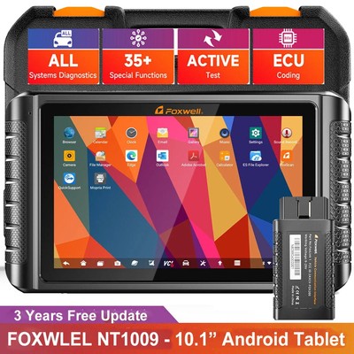 2026 FOXWELL NT1009 KFZ OBD2 Diagnosegerät Scanner ALLE Steuergerät 35+Services