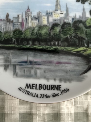 Olympic Games Melbourne Australia. 22 Nov- 8 Dec. 1956 collectors plate. - Picture 3 of 4