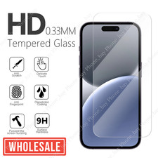 Tempered Glass Screen Protector Lot For iPhone17 16 15 14 13 12 11 Pro Max XR XS