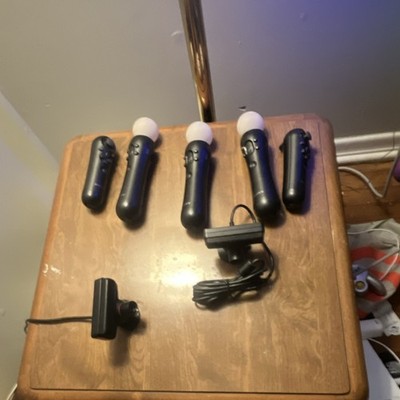Sony PlayStation Move Motion Controllers & Camera for PS3/PS4 Black USB lot  