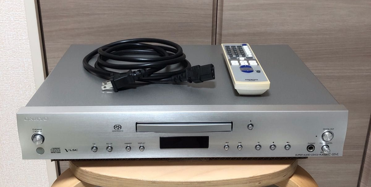 ONKYO C-S5VL(S) シルバー CDプレーヤー ONKYO C-S5VL SACD player silver MP3 home audio high quality DAC