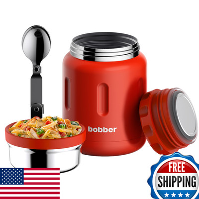 BOBBER 24oz Insulated Stainless Steel Food Thermos Jar Hot/Cold Extra-Wide