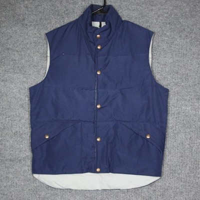 Penfield Mens Puffer Vest Navy Blue Insulated Outdoor Adventure Size M
