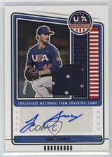 2023 Panini USA Baseball Stars & Stripes Materials Luke Savage Auto 1id5