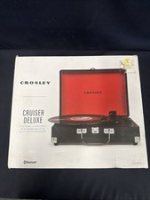 NIB Crosley Cruiser Deluxe 3-Speed Turntable Record Player