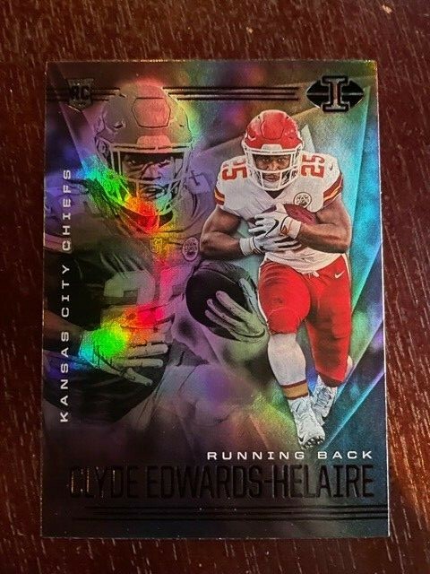 2020 Panini Illusions Clyde Edwards-Helaire #15 RC  Rookie Foil Insert