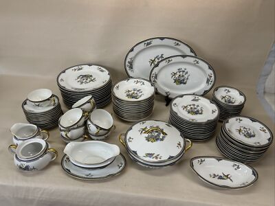 Noritake Modesta Bird Of Paradise 12-7 Pc Place Settings & Serving Pieces MINT!
