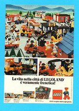 TOP980-PUBBLICITA'/ADVERTISING-1980-LEGO-VITA NELLA CITTA' DI LEGOLAND-1 foglio 