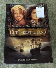 CUTTHROAT ISLAND [DVD 1995 Letterbox Version] Geena Davis, Slip Cover