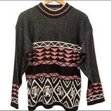Vintage 80s Aztec Boho Sweater