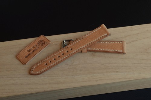 19mm Handarbeit Leder Pull-Up Armband Vintage Schnellverschluss 19/16 Handmade - Bild 9 von 17
