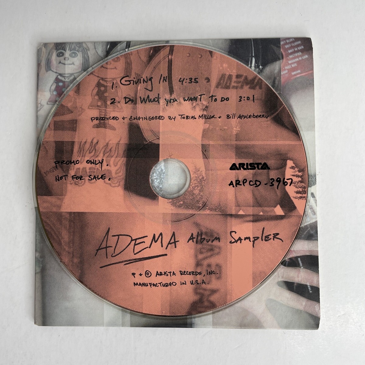 RARE Promo / Sampler: Adema (2001, PROMO CD) Nu-Metal Rock
