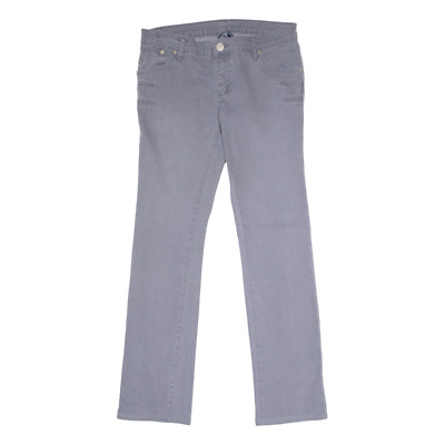 ROCK & REPUBLIC X Victoria Beckham Jeans Grau Denim Slim Straight Damen W28 L30
