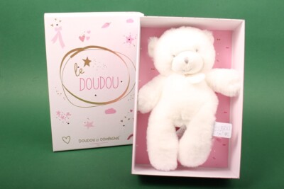 Bärchen Pantin Ours Rose (beleuchteter Geschenkkarton) DouDou Geschenk Baby