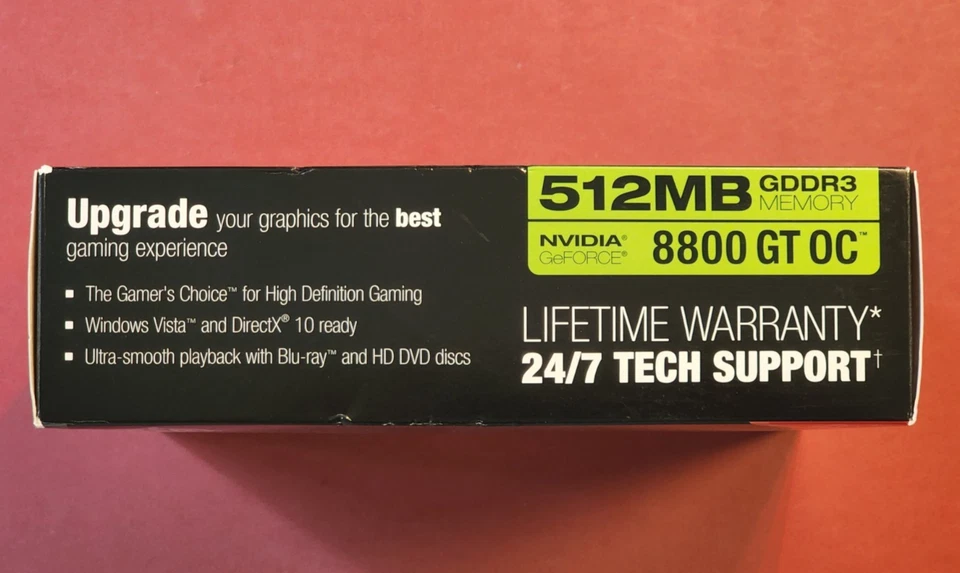 BFG Tech nVidia GeForce 8800 GT OC 512MB GDDR3 PCI-Express 2.0 x16 Graphics Card - Image 3 of 4