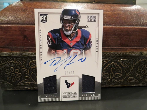 National Treasures Autograph Rookie Jersey Texans DeAndre Hopkins 23/99   2013