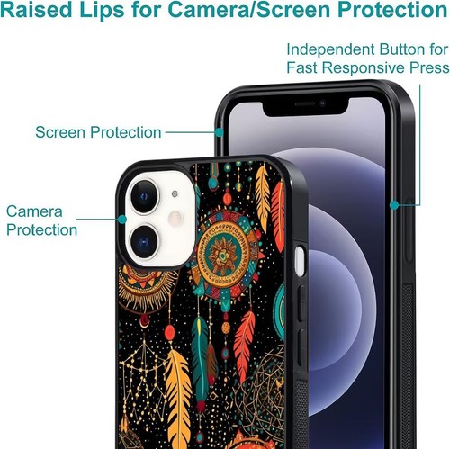 Anti scratch Cover cartoon dreamcatcher For iPhone SE XS XR Max 5 6 7 8 Plus - Picture 24 of 25