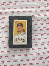 2022 Topps T206 Wave 4 Corbin Burnes Milwaukee Brewers Base Back Baseball Card