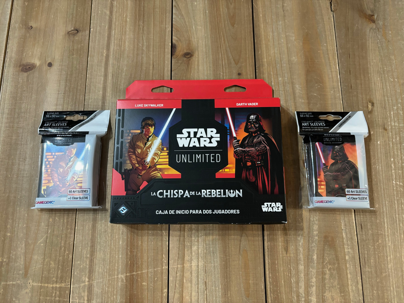 Star Wars Unlimited - Caja Básica + Fundas - TCG - FFG Ed. Español - SWU