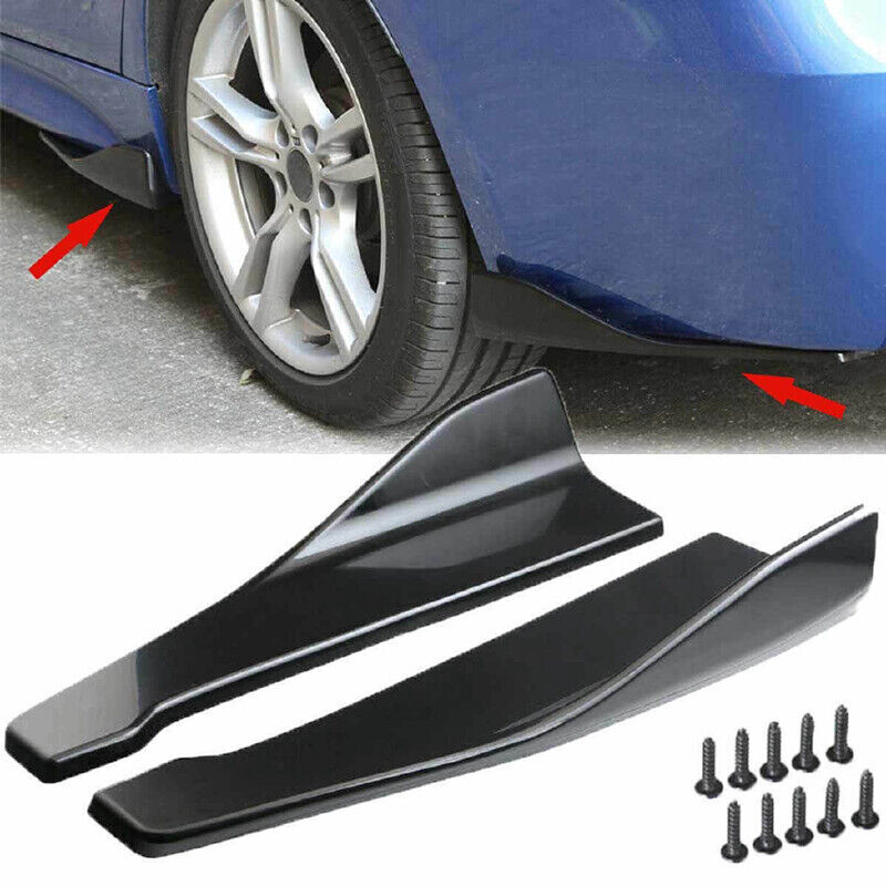 Gloss Black Red For VW Polo MK5 MK6 Side Skirt Rear Bumper Chin