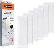 Superio Magic Eraser Mop Refill (6 Pack)