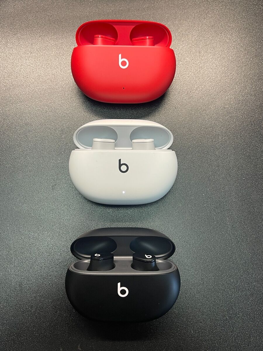 Replacement Beats Studio Buds Black White Red Left Bud Right Bud