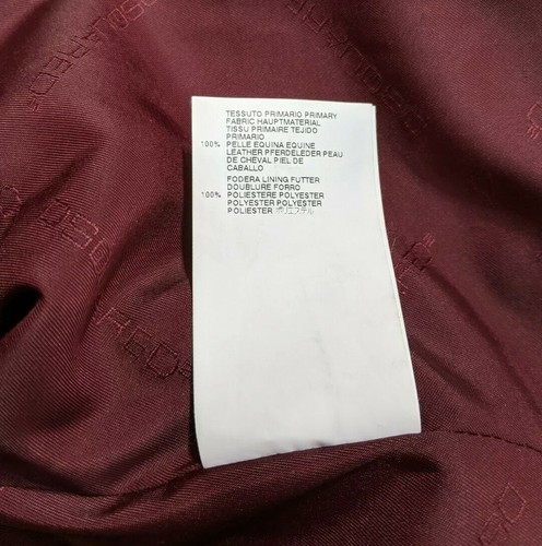 Dsquared2 Mens Pure Pelle Leather Biker Jacket Bomber IT 46 UK 36 RRP £1875 - Picture 12 of 12