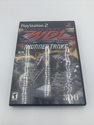World Destruction League: Thunder Tanks (Sony PlayStation 2, 2000) (No manual)