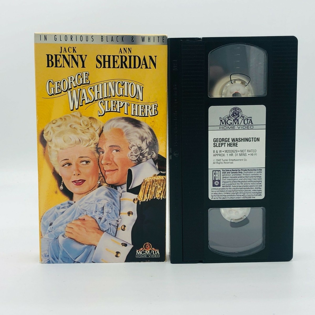 George Washington Slept Here, Jack Benny, Ann Sheridan, VHS | eBay