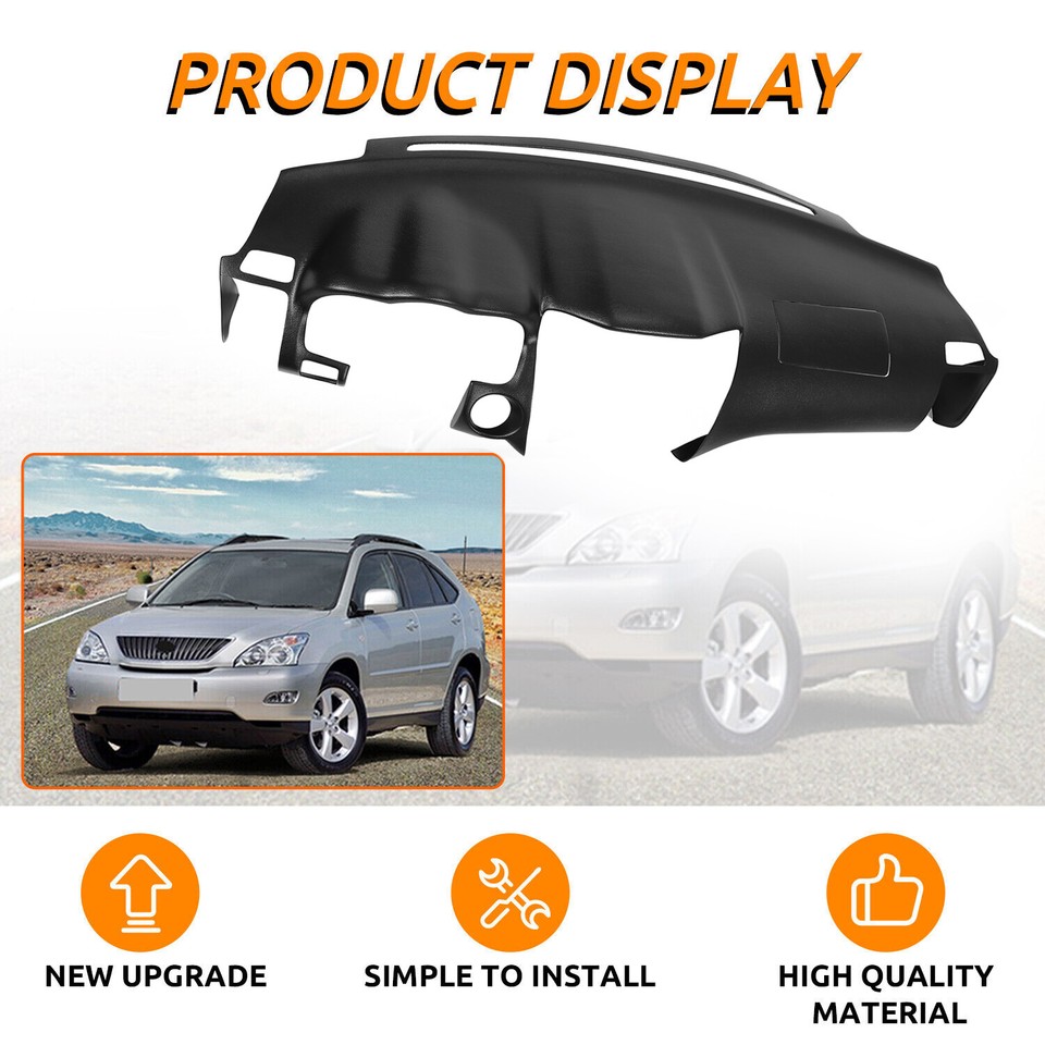 Lexus Rx Dash Covers 2004-2009 Lexus RX330 RX350 RX400h Molded Dash Cover Overlay Cap Pad ...