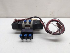 SMC EVF3220-X26 Solenoid Valve Manifold Assembly