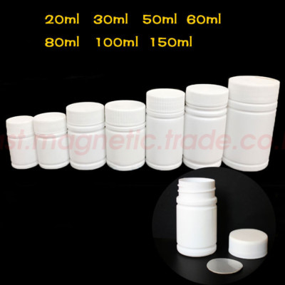 20ml-150ml Empty Plastic Capsule Medicine Container Vitamin Pill Cylinder Bottle