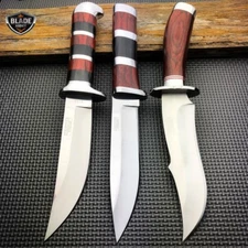 10" Survival Tactical Fixed Blade Hunting Fishing Camping Outdoor Knife + Sheath